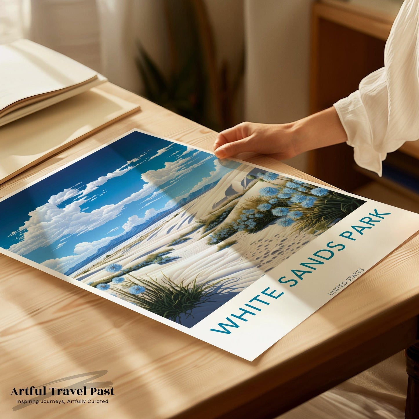 White Sands Park Poster - New Mexico Wall Art