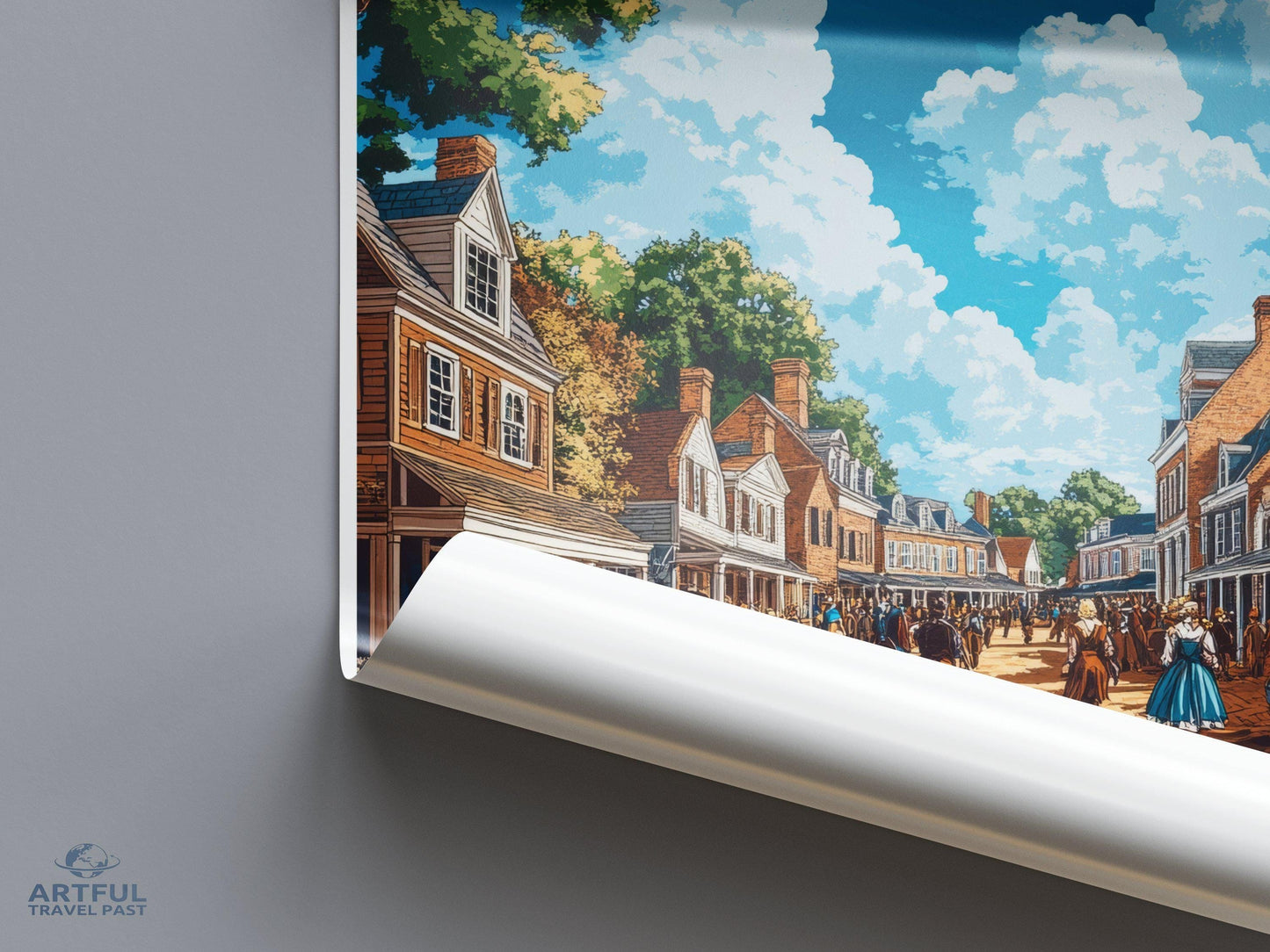 Williamsburg Poster - Virginia Wall Art