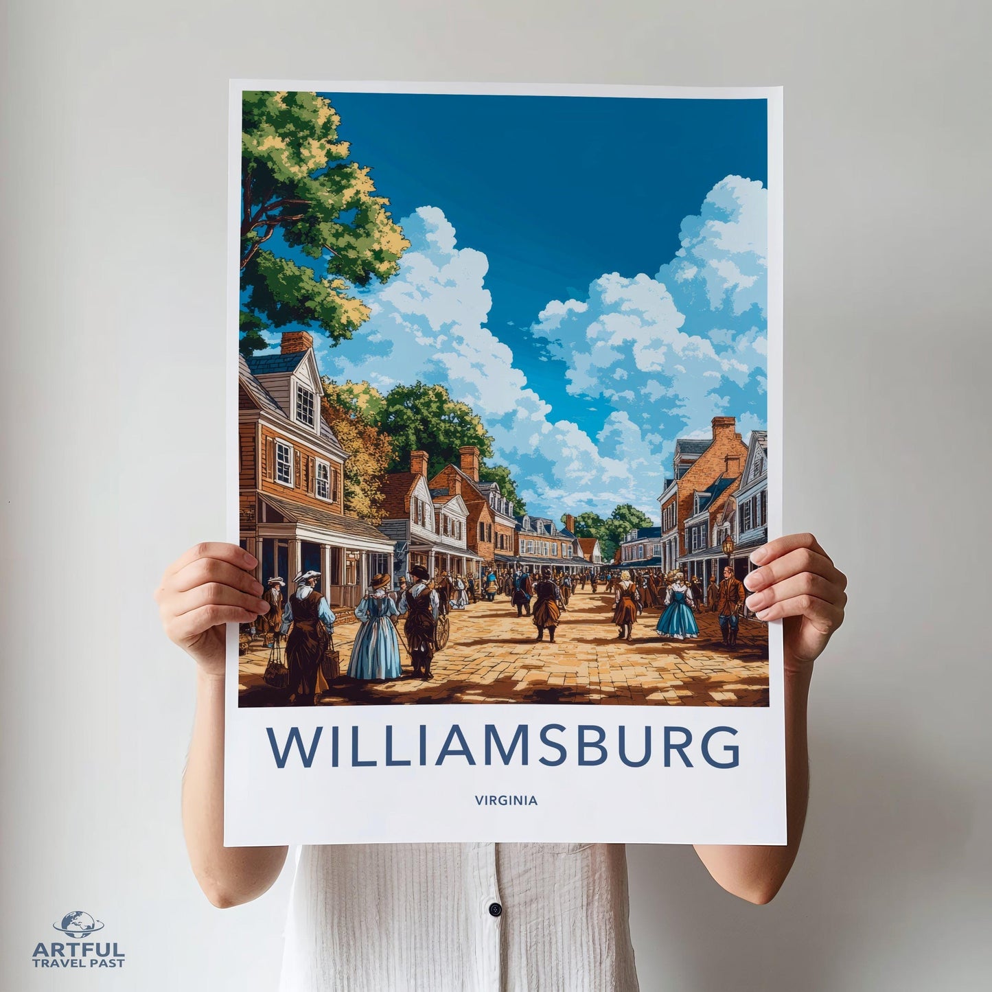 Williamsburg Poster - Virginia Wall Art