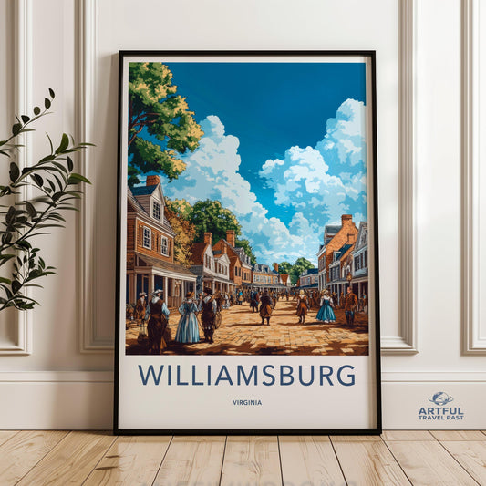 Williamsburg Poster - Virginia Wall Art