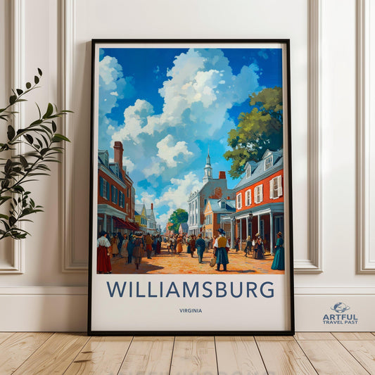 Williamsburg Poster - Virginia Wall Art