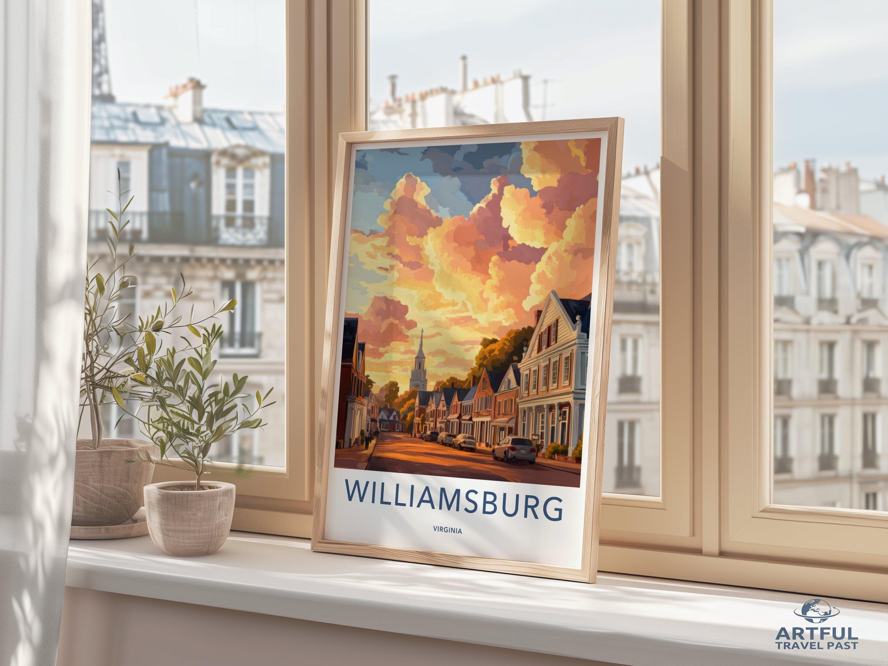 Williamsburg Poster - Virginia Wall Art