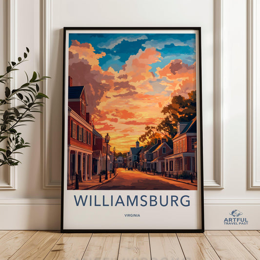 Williamsburg Poster - Virginia Wall Art