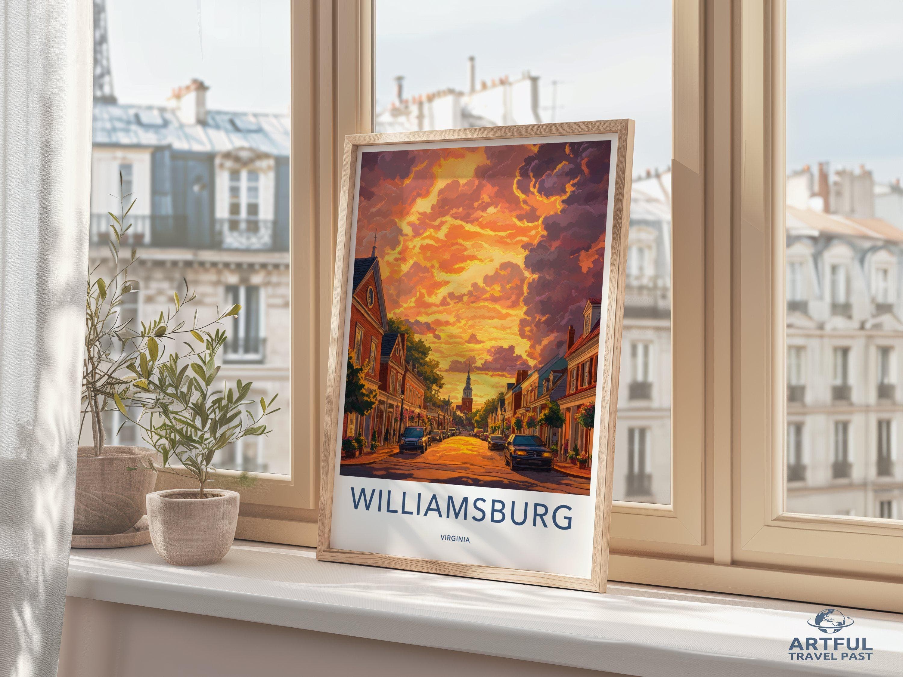 Williamsburg Poster - Virginia Wall Art