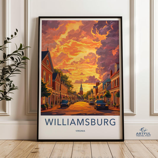 Williamsburg Poster - Virginia Wall Art