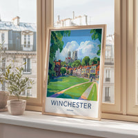 Winchester Poster | England Wall Art | UK Decor