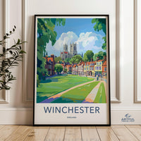 Winchester Poster | England Wall Art | UK Decor