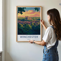 Winchester Poster | England Wall Art | UK Decor