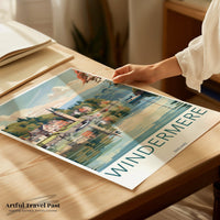 Windermere Poster - England Wall Art