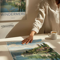 Windermere Poster | England Wall Art | UK Decor
