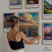 Windhoek Poster - Namibia Wall Art