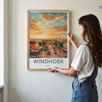 Windhoek Poster - Namibia Wall Art