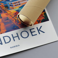 Windhoek Poster - Namibia Wall Art