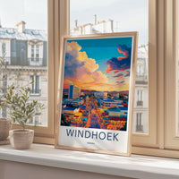 Windhoek Poster - Namibia Wall Art