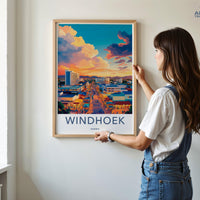Windhoek Poster - Namibia Wall Art