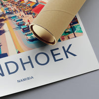 Windhoek Poster - Namibia Wall Art