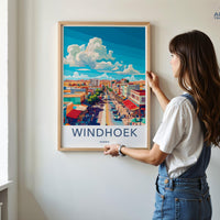 Windhoek Poster - Namibia Wall Art