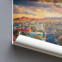 Windhoek Poster | Namibia Wall Art | Africa Decor