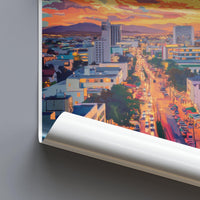 Windhoek Poster | Namibia Wall Art | Africa Decor