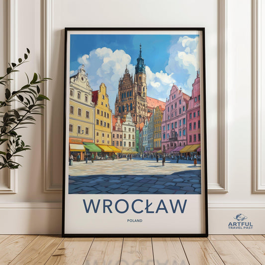 Wrocław Poster - Poland Wall Art