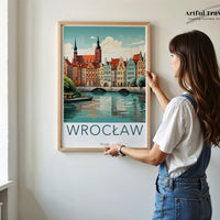 Wrocław Poster - Poland Wall Art