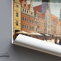 Wrocław Poster | Poland Wall Art | Eastern Europe Artwork