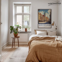 Wrocław Poster | Poland Wall Art | Eastern Europe Artwork