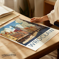 Wrocław Poster | Poland Wall Art | Eastern Europe Artwork