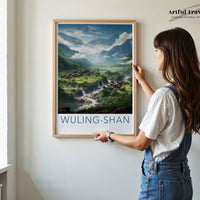 Wuling-Shan Poster - China Wall Art