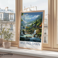 Wuling-Shan Poster | China Wall Art | Asia Decor
