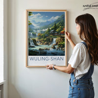 Wuling-Shan Poster | China Wall Art | Asia Decor