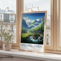 Wuling-Shan Poster | China Wall Art | Asia Decor