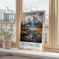 Wyoming Poster | Wyoming Wall Art | America Decor
