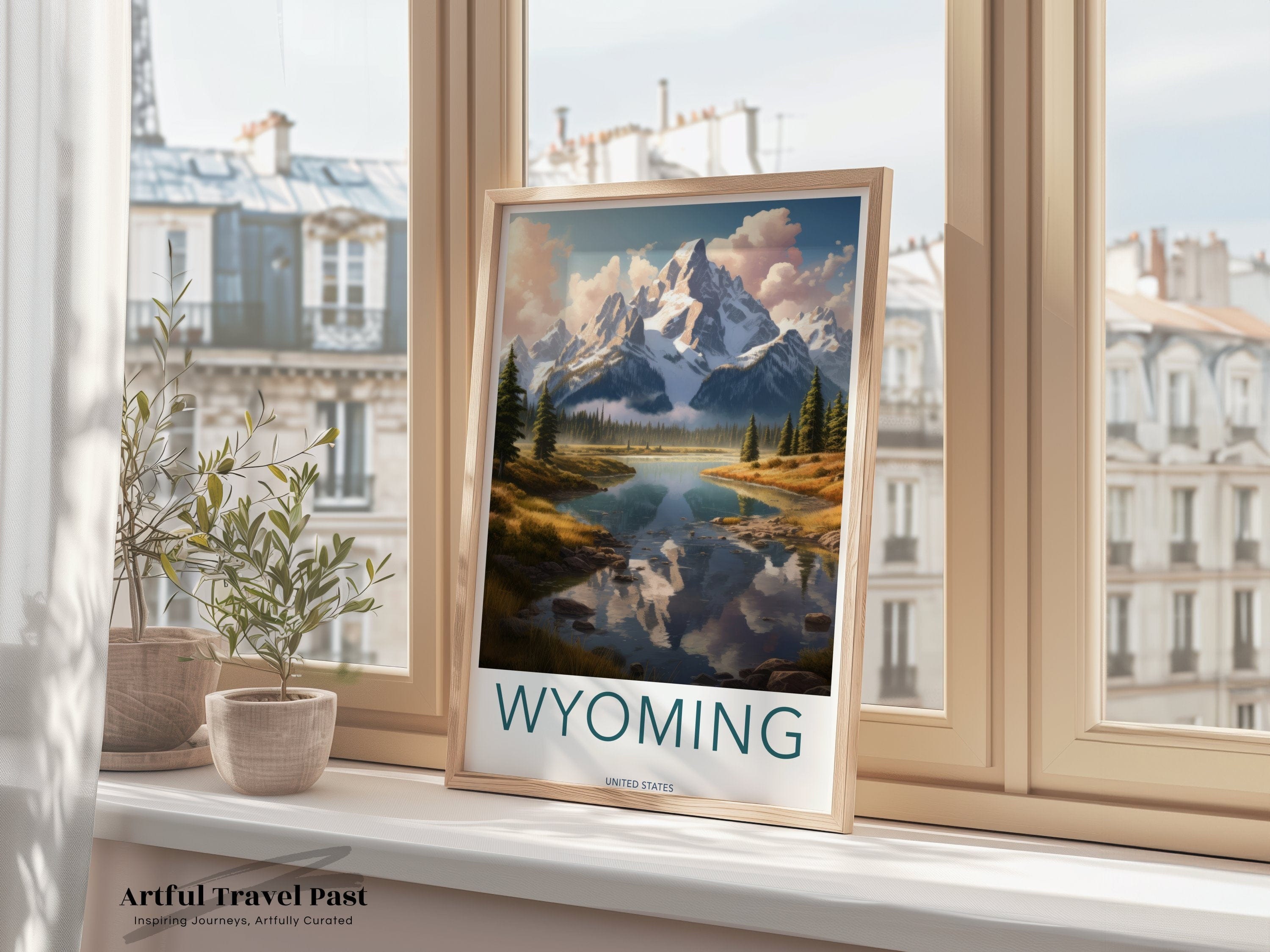 Wyoming Poster | Wyoming Wall Art | America Decor