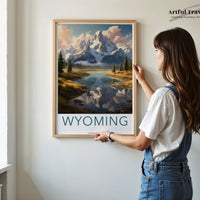 Wyoming Poster | Wyoming Wall Art | America Decor