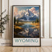 Wyoming Poster | Wyoming Wall Art | America Decor