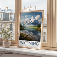 Wyoming Poster | Wyoming Wall Art | America Decor