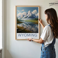 Wyoming Poster | Wyoming Wall Art | America Decor