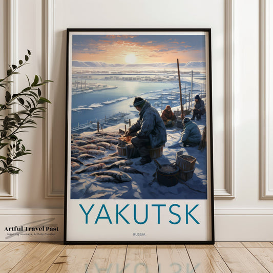 Yakutsk Poster - Russia Wall Art