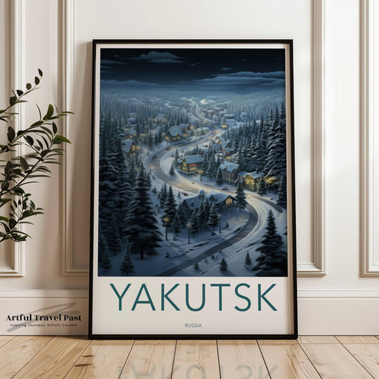 Yakutsk Poster - Russia Wall Art