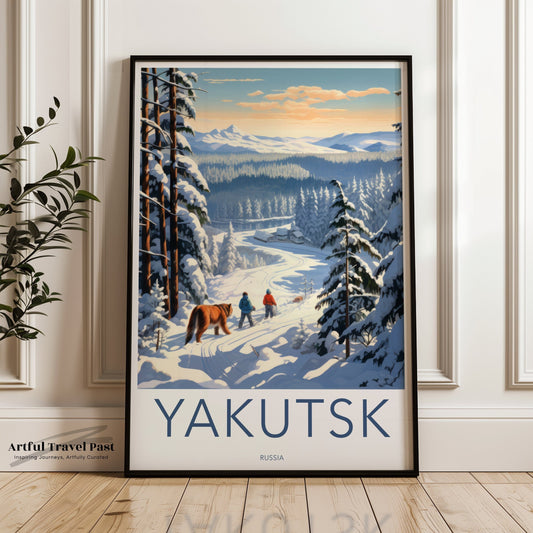 Yakutsk Poster - Russia Wall Art