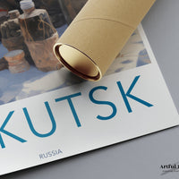 Yakutsk Poster | Russia Wall Art | Eastern Europe Artwork