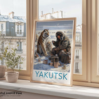 Yakutsk Poster | Russia Wall Art | Eastern Europe Artwork