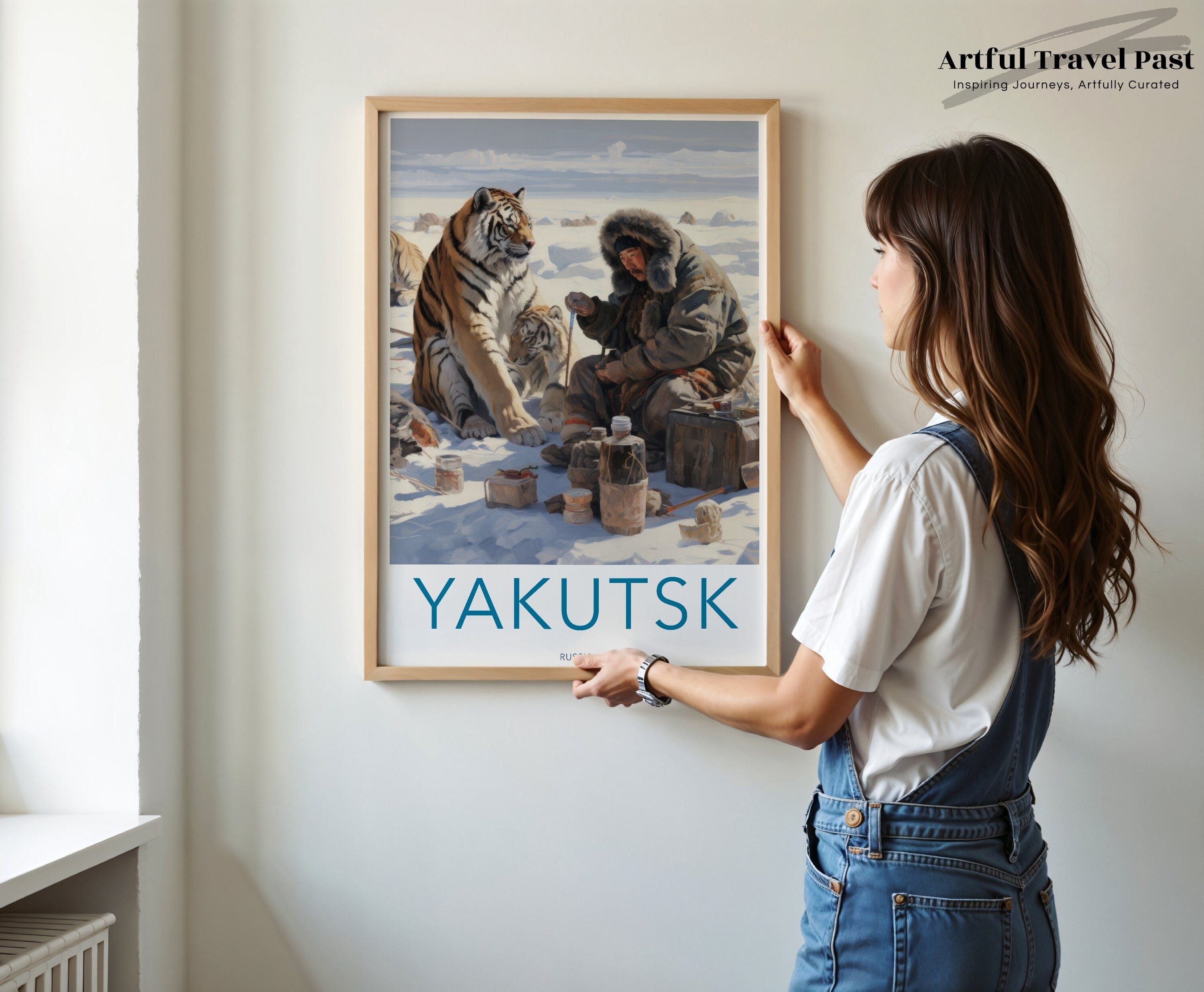 Yakutsk Poster | Russia Wall Art | Eastern Europe Artwork