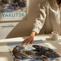 Yakutsk Poster | Russia Wall Art | Eastern Europe Artwork