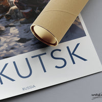 Yakutsk Poster | Russia Wall Art | Eastern Europe Artwork