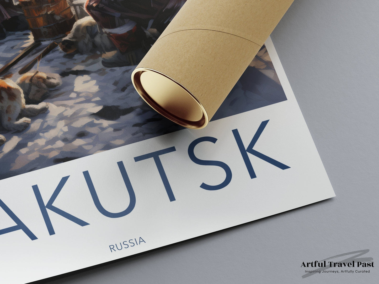 Yakutsk Poster | Russia Wall Art | Eastern Europe Artwork