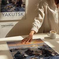 Yakutsk Poster | Russia Wall Art | Eastern Europe Artwork