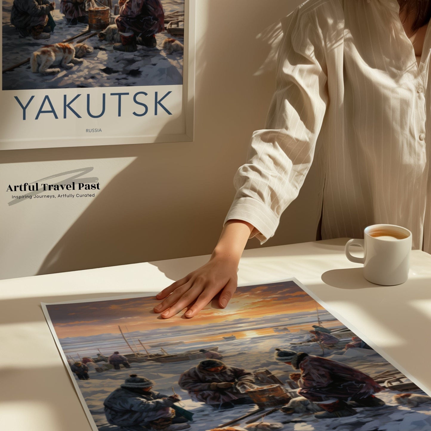 Yakutsk Poster | Russia Wall Art | Eastern Europe Artwork