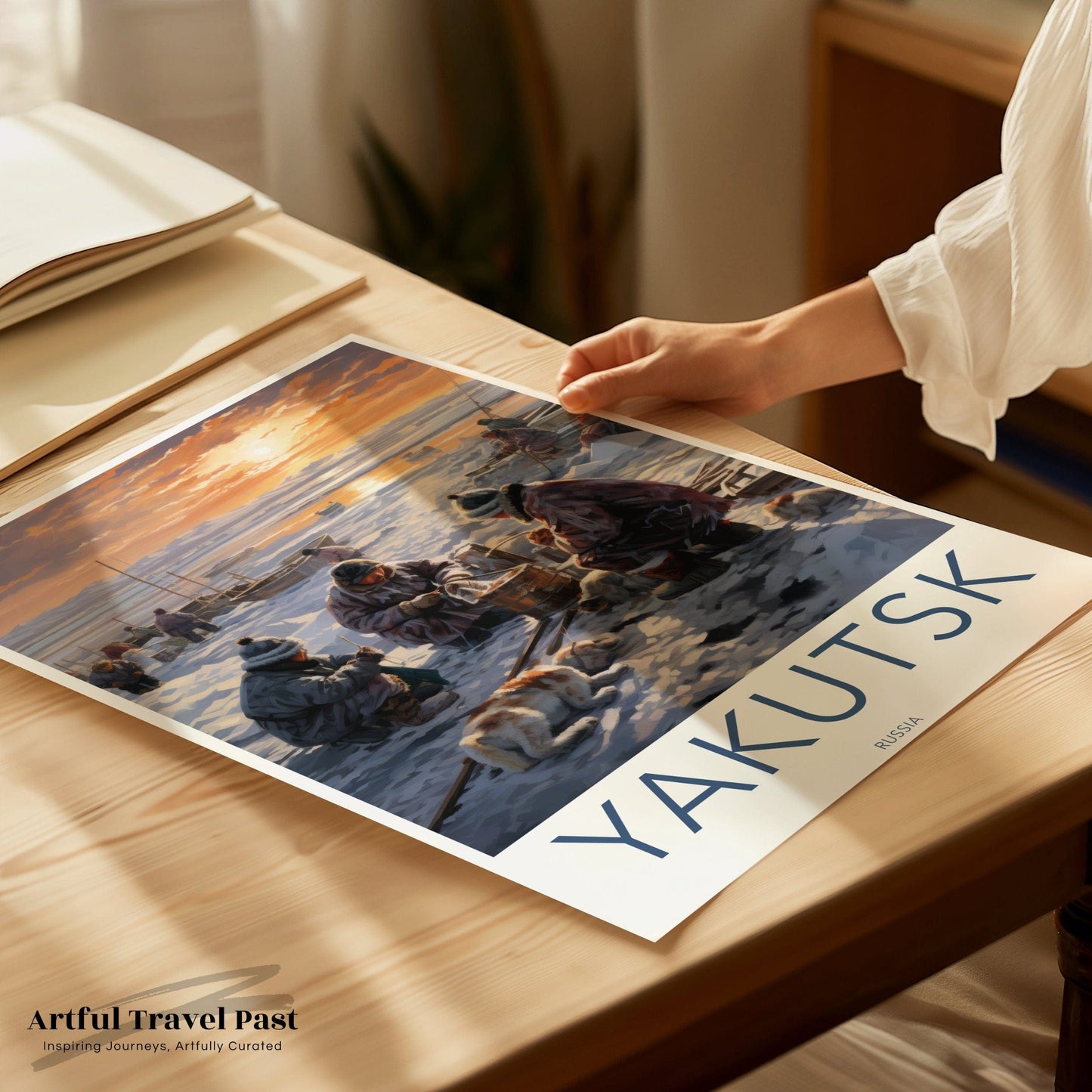 Yakutsk Poster | Russia Wall Art | Eastern Europe Artwork